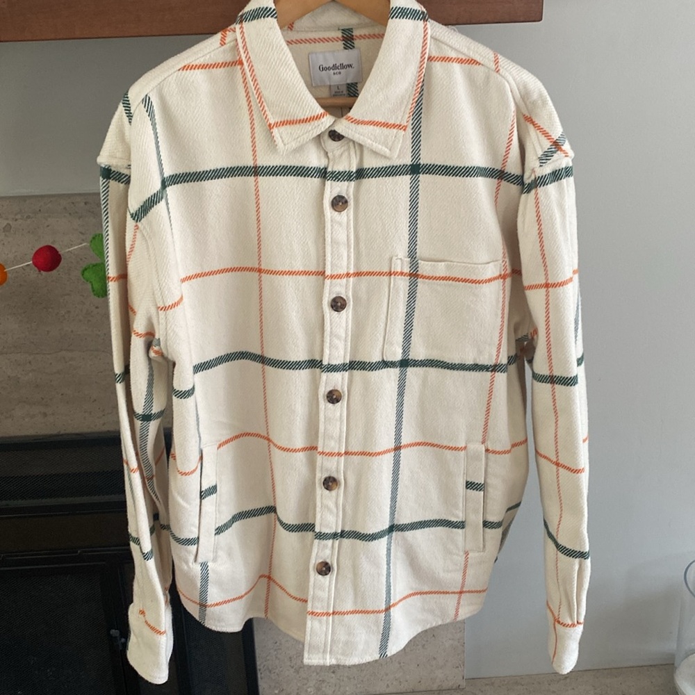 Goodfellow & Co Men's Plaid Shirt/Jacket “Shacket”